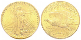 20 Dollars, Philadelphia, 1922, AU 33.43 g.
Ref : Fr. 183, KM#127
Conservation : PCGS MS 64