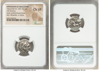 MACEDONIAN KINGDOM. Alexander III the Great (336-323 BC). AR drachm (18mm, 9h). NGC Choice VF. Early posthumous issue of Lampsacus, ca. 323-317 BC. He...
