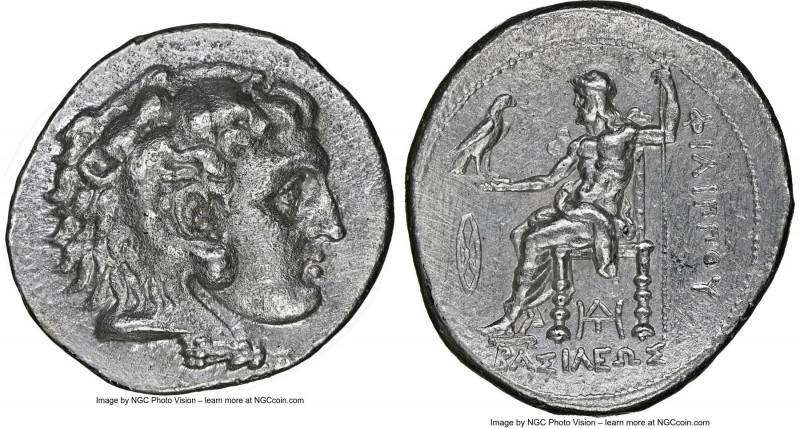 MACEDONIAN KINGDOM. Philip III Arrhidaeus (323-317 BC). AR tetradrachm (29mm, 10...