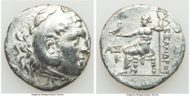 PAMPHYLIA. Aspendus. Ca. 212/11-184/3 BC. AR tetradrachm (30mm, 15.88 gm, 12h). Choice Fine, crystalized, lamination, graffiti. In the name and types ...