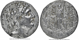 SELEUCID KINGDOM. Antiochus VII Euergetes (Sidetes) (138-129 BC). AR tetradrachm (28mm, 16.88 gm, 12h). NGC AU 5/5 - 3/5. Antioch on the Orontes. Diad...