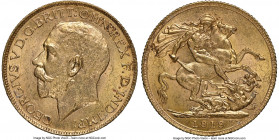 George V gold Sovereign 1919-C MS63 NGC, Ottawa mint, KM20. AGW 0.2355 oz. 

HID09801242017

© 2020 Heritage Auctions | All Rights Reserved