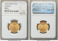 Hamburg. Free City gold 20 Mark 1899-J MS64 NGC, Hamburg mint, KM618. AGW 0.2305 oz. 

HID09801242017

© 2020 Heritage Auctions | All Rights Reser...