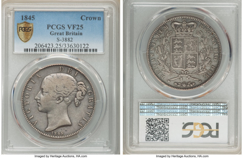 Victoria Crown 1845 VF25 PCGS, KM741, S-3882.

HID09801242017

© 2020 Herita...