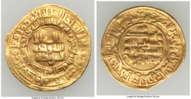 Samanid. Abd al-Malik b. Nuh (AH 343-350 / AD 954-961) gold Dinar AH 343 (AD 954/955) VF (Clipped), Nishapur mint, A-1460, Bernardi-359Pj var. (patron...