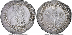 James VI 10 Shillings 1594 VF25 NGC, Edinburgh mint, Seventh coinage, S-5493, KM-A5. 5.92gm. 

HID09801242017

© 2020 Heritage Auctions | All Righ...