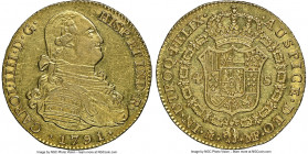 Charles IV gold 4 Escudos 1791 M-MF AU58 NGC, Madrid mint, KM436.1, Fr-294. Reflective fields and bold strike. AGW 0.3809 oz. 

HID09801242017

© ...