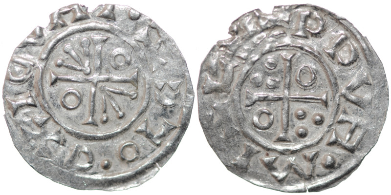 Czechia. Bohemia. Boleslav III 999-1002/3. AR Denar (18mm, 0.69g). Prague mint. ...