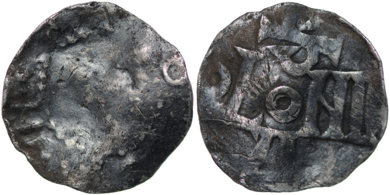Germany. Cologne. Otto III 983-1002. AR Denar (18mm, 1.08g). Cologne mint. Cross...