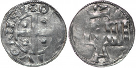 Germany. Soest. 11th century. AR Denar (19mm, 0.99). Soest mint. +O[DDO__]VORHHI, cross with pellets in each angle / S / LONII / A, Cologne monogram i...
