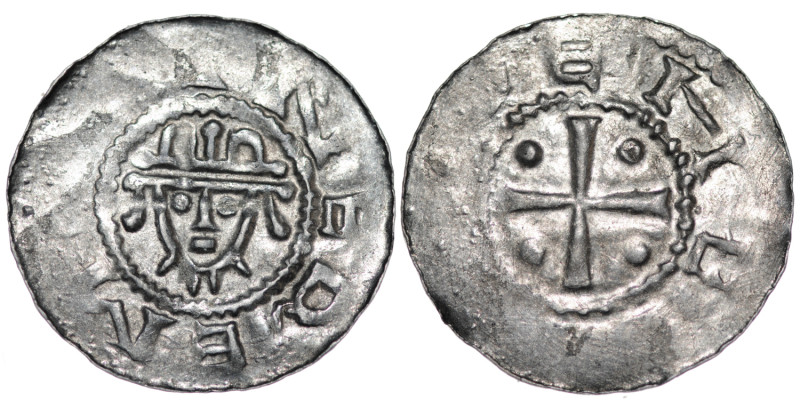 Germany. Saxony. Hermann 1059-1086. AR Denar (19mm, 0.77g). Jever mint. [+]NEREM...