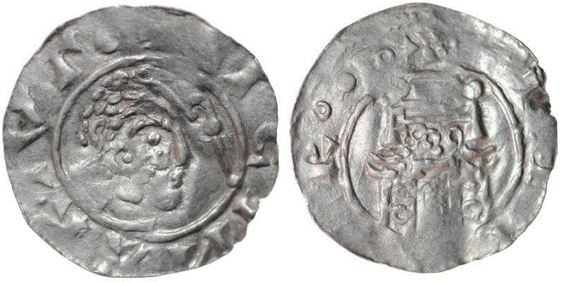 The Netherlands. Tiel. Heinrich IV 1056-1106. AR Denar (19mm, 0.75g). Tiel mint....