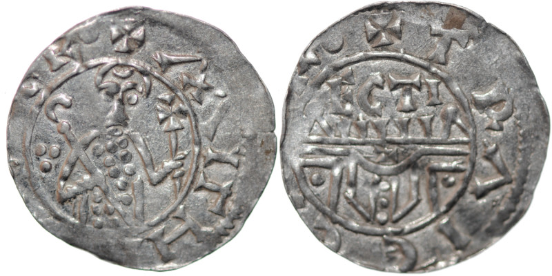 The Netherlands. Utrecht. Wilhelm de Ponte 1054-1076. AR Denar (17mm, 0.61g). Bi...