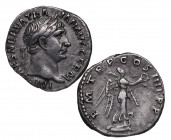 98-117 d.C. Trajano. Roma. Denario. Ag. 3,53 g. MBC+. Est.100.