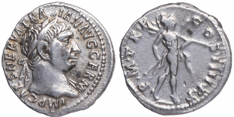 101 d.C . Trajano. Denario. 3,06 g. EBC-. Est.195.