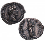 138-161 d.C. Antonino Pío. Roma. Denario. Ag. 3,13 g. MBC+. Est.80.