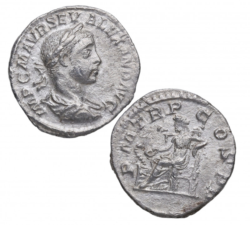 222-235 d.C. Alejandro Severo. Denario. Ag. 2,12 g. MBC+. Est.100.