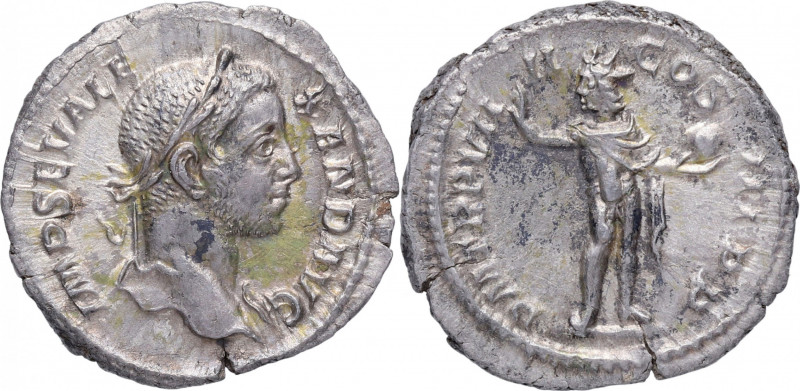 230 dC. Marco Aurelio Severo Alejandro (222-235 dC). Roma. Denario . RIC IV Seve...