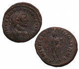 284-286 d.C. Diocleciano. atribuida a Londres. Follis. Ae. 11,15 g. MBC. Est.40.