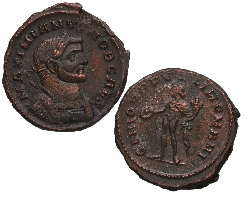 286​–305 a d.C. Galerio . Atribuida a Londres. Follis. Ae. 10,28 g. MBC. Est.40....