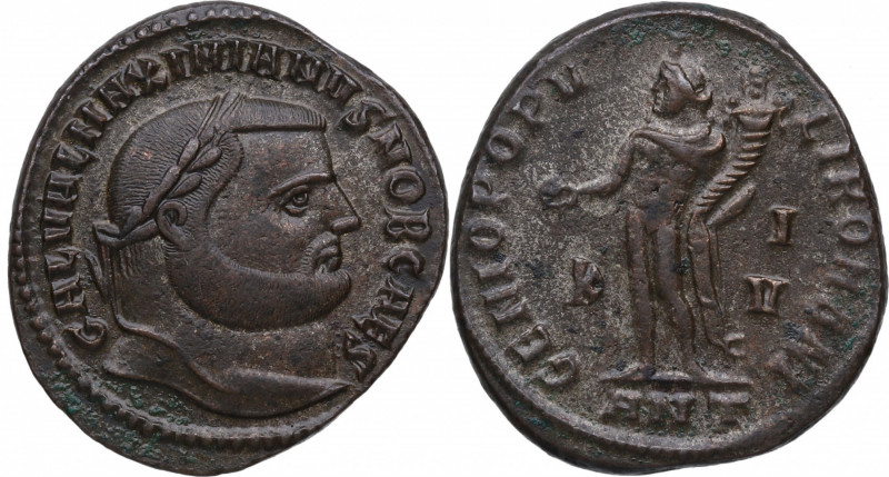 305-11 d.C.. Galerio Maximiano. Antioquía. Follis. Ae. 9,30 g.  GAL VAL MAXIMIAN...