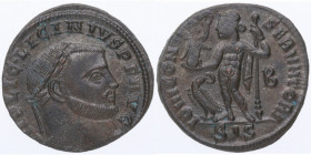 308-323 d. C. Licinio I. Nicomedia. Follis. CH 83. Ae. 3,56 g. EBC. Est.60.