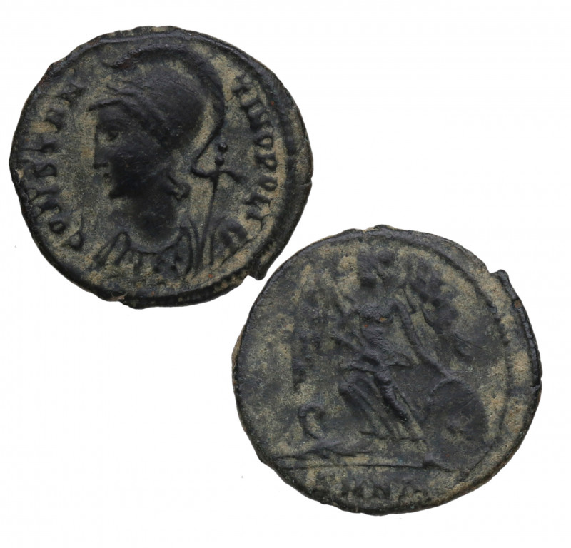 332-333 d.C. Constantino I. Nicomedia. Follis. Ag. 1,87 g.   CONSTANTINOPOLIS, l...