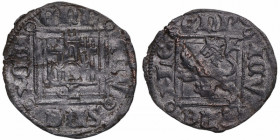 1369-1379. Enrique II (1369-1379). León. Dinero novén. MAR 680. Ve. 0,95 g. EBC-. Est.40.