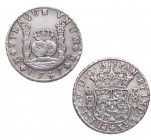 1747. Felipe V (1700-1746). México. 8 Reales. MF. A&C 1472. Ag. 27,00 g. EBC+ / EBC. Est.500.