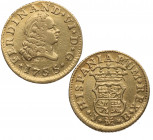 1755. Fernando VI (1746-1759). Madrid. 1/2 Escudo. JB. A & C 558. Au. 1,75 g. EBC-. Est.225.
