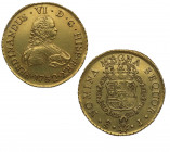 1752. Fernando VI (1746-1759). Santiago. 8 escudos. J. A&C 826. Au. 26,96 g. Bella. EBC+. Est.4000.