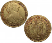 1788. Carlos III (1759-1788). Sevilla. 8 Escudos. C. A&C 2194. Au. 26,92 g. ESCASA. EBC-. Est.1650.