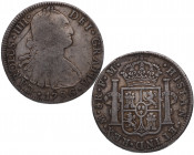 1796. Carlos IV (1788-1808). México. 8 reales. FM. A & C 959. Ag. 26,61 g. MBC / MBC+. Est.70.