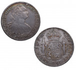 1796. Carlos IV (1788-1808). México. 8 Reales. FM. A & C 959. Ag. 26,89 g. EBC-. Est.125.