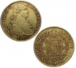 1805. Carlos IV (1788-1808). México. 8 Escudos. TH. A&C 1649. Au. 27,00 g. EBC-. Est.1600.