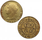 1811. José Napoleón (1808-1814). Madrid. 80 reales. AI. A&C 49. Au. 6,69 g. Atractiva. MBC+ / EBC. Est.850.