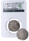 1819. Fernando VII (1808-1833). Caracas. 2 Reales. BS. A & C 732. Ag. Leones y castillos . Encapsulada por NN coins en XF40+. EBC-. Est.250.
