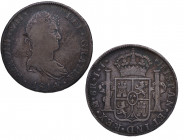 1814. Fernando VII (1808-1833). México. 8 reales. JJ. A & C 1326. Ag. 26,67 g. Pátina. MBC / MBC+. Est.60.