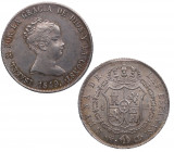 1849. Isabel II (1833-1868). Madrid. 4 Reales. CL. A & C 454. 5,22 g. EBC. Est.150.