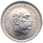 1957*71. Franco (1939-1975). 50 pesetas. A&C 140. Cu-Ni. SC. Est.30.