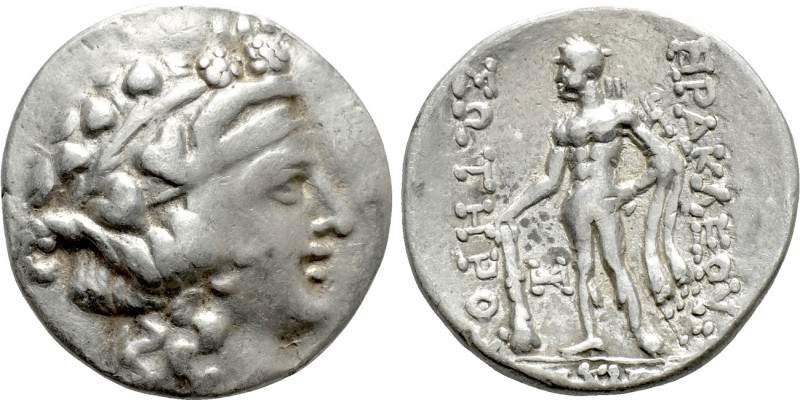 EASTERN EUROPE. Imitations of Thasos. Tetradrachm (2nd-1st centuries BC). 

Ob...