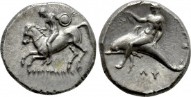 CALABRIA. Tarentum. Nomos (Circa 302-280 BC)