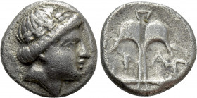 THRACE. Apollonia Pontika. Tetrobol (Circa 435-375 BC)