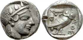 ATTICA. Athens. Tetradrachm (Circa 465-460 BC). Transitional issue