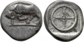 PHLIASIA. Phlious. Drachm (Circa 400-375 BC)