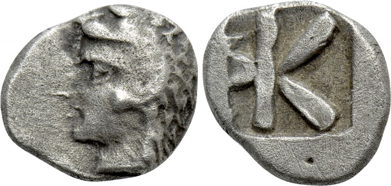 ARGOLIS. Kleonai. Obol (Circa 470-420 BC). 

Obv: Head of Herakles left, weari...