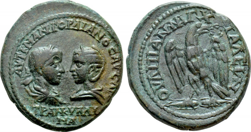 THRACE. Anchialus. Gordian III, with Tranquillina (238-244). Ae. 

Obv: AVT K ...