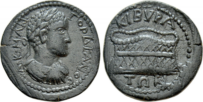 PHRYGIA. Cibyra. Gordian III (238-244). Ae. 

Obv: A K M AN ΓOPΔIANOC. 
Laure...