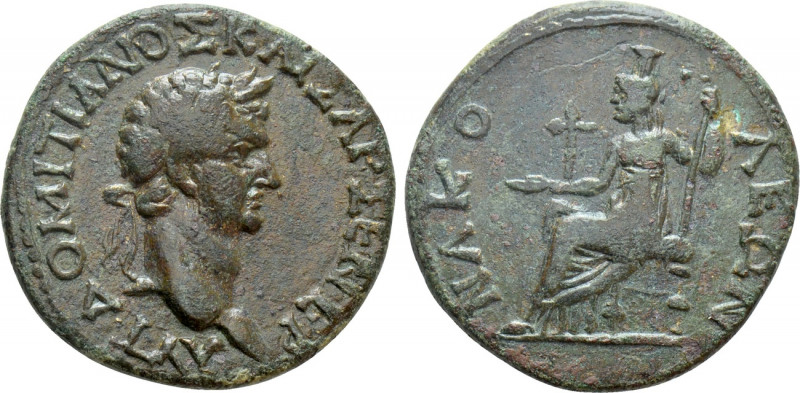 PHRYGIA. Nacolea. Domitian (81-96). Ae. 

Obv: AYT ΔΟΜΙΤΙΑΝOΣ KAIΣAP ΣEB ΓΕP. ...