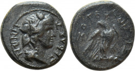 PHRYGIA. Sebaste. Psuedo-autonomous. Time of Nero (54-68). Ae. Ti. Zenodotos, magistrate